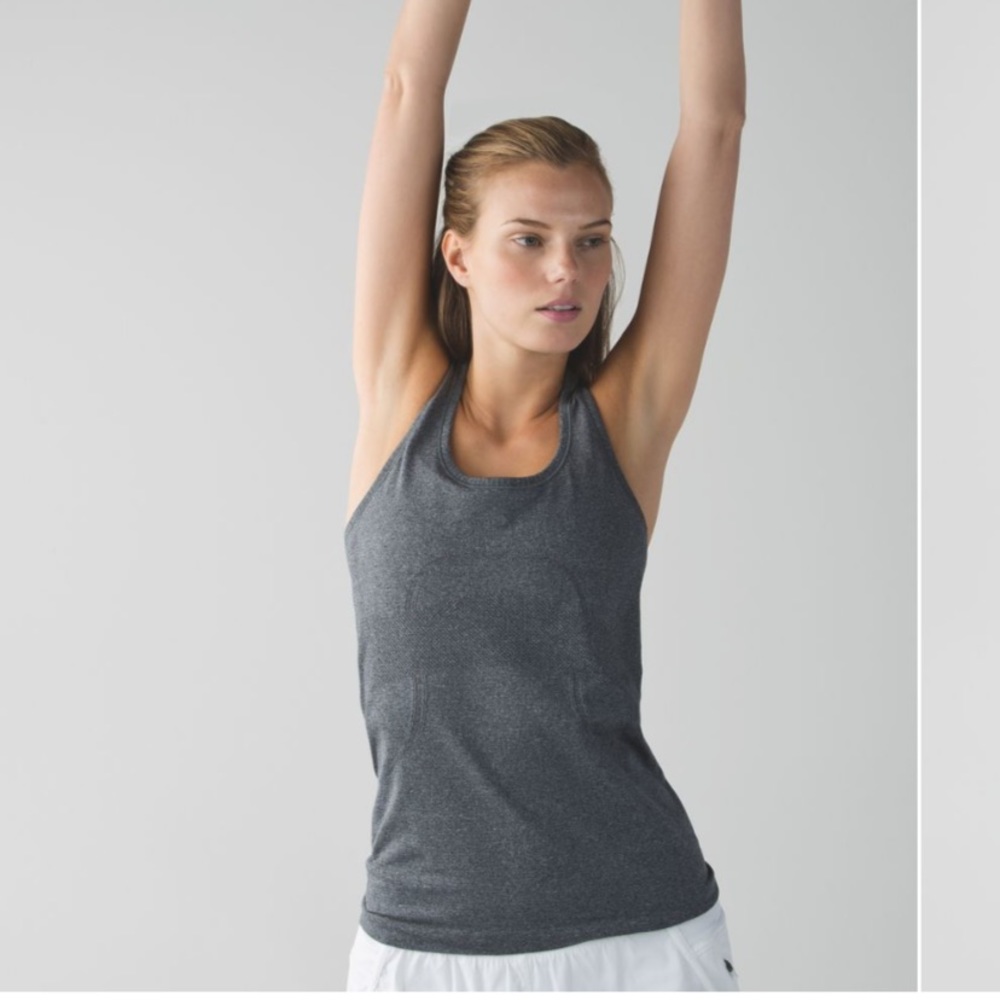 lululemon swiftly tech racerback grey sz6